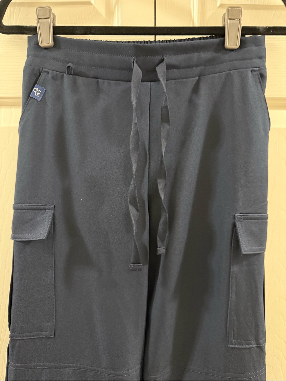 Dr. Woof Scrub Pants XS Navy Cargo Drawstring Stretch Vet Medical NWT - Picture 5 of 8
